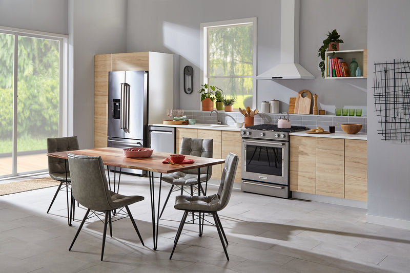 KitchenAid 36\" 24 Cu. Ft. French-Door Refrigerator - Stainless Steel with PrintShield™ Finish - KRFC704FPS