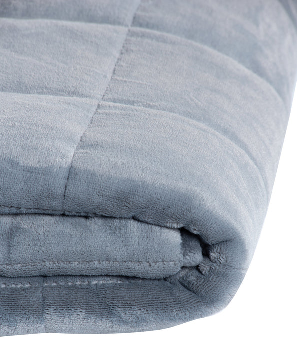 Weighted Sherpa Throw - Grey
