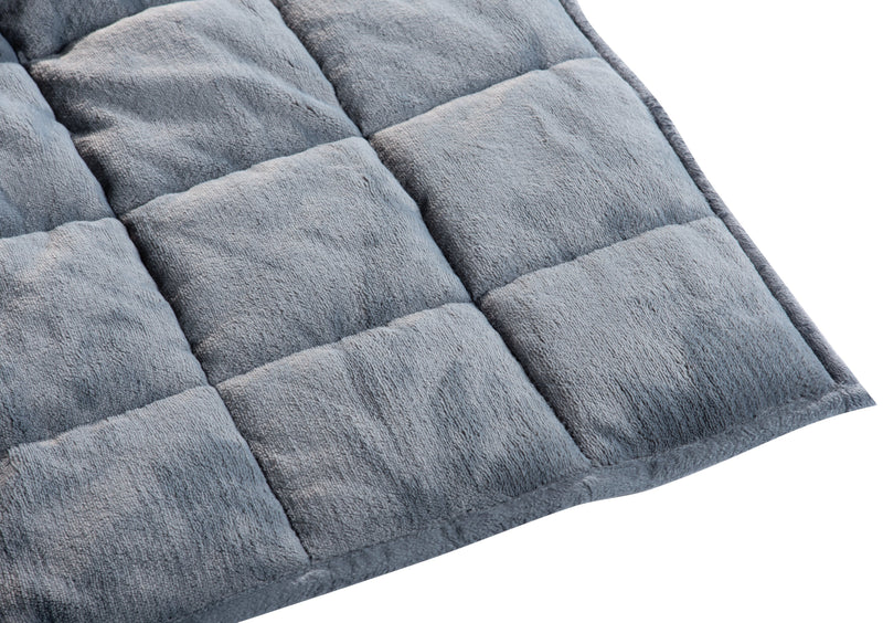 Weighted Sherpa Throw - Grey