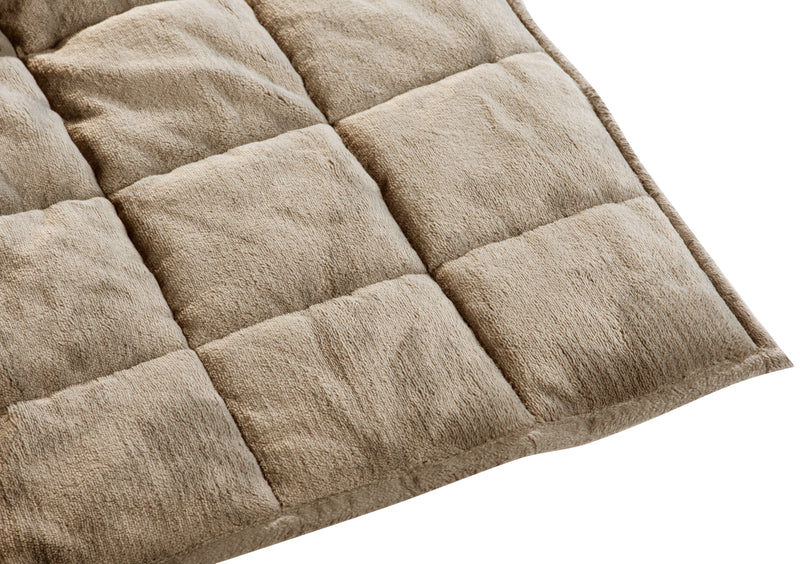 Weighted Sherpa Throw - Taupe