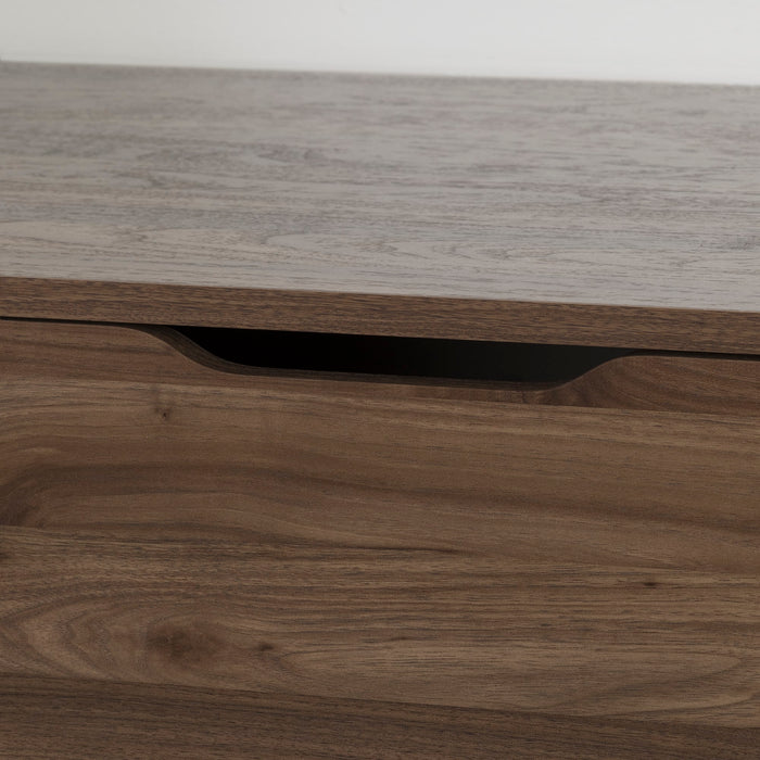 Holland 1-Drawer Nightstand - Natural Walnut