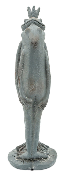 Black 16\" Outdoor Resin Frog Figure