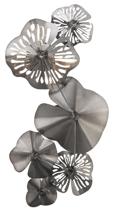 Black and Gold 33\" Metal Wall Decor