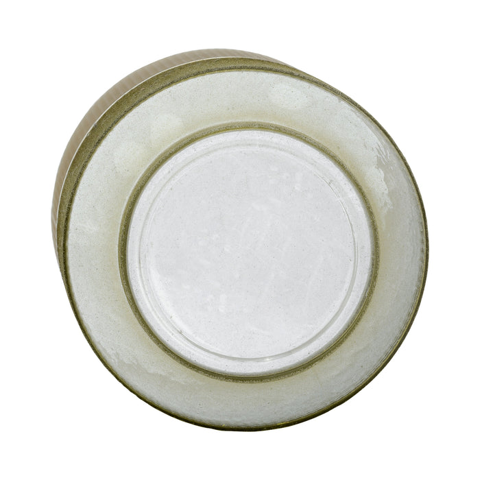 Green 6\" Glass Candle Holder