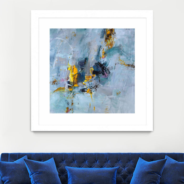 \"Prize Of The Day\" Matted and Framed White 36x36 Wall Art