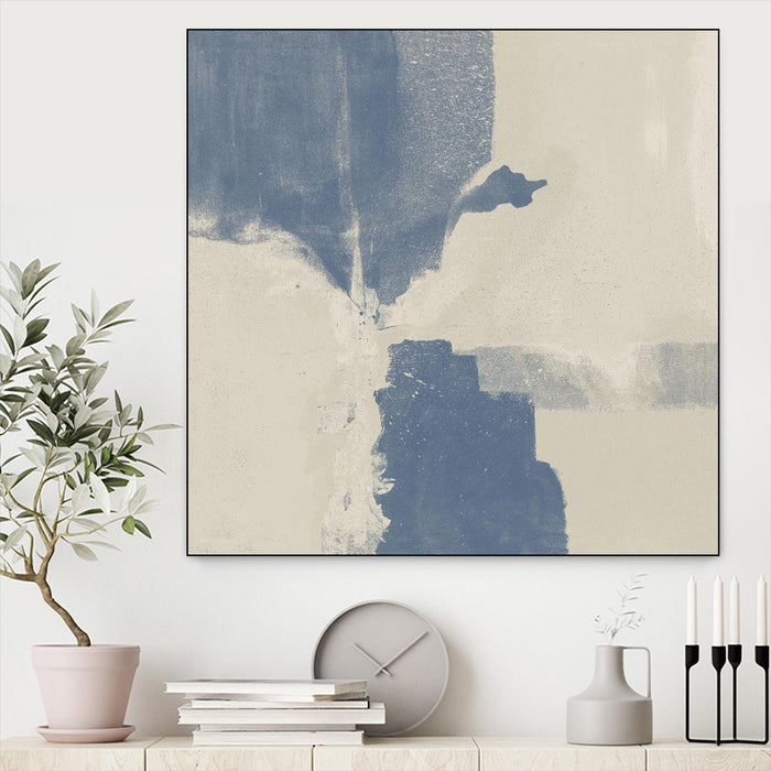\"Cool Fury Ii\" Canvas Framed Black 20x20 Wall Art