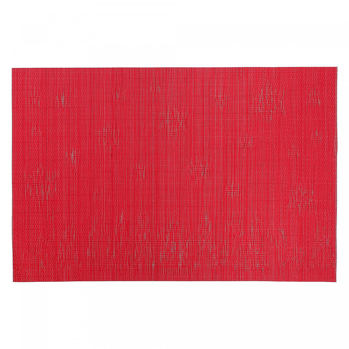 Vinyl Placemat Winter Forest Red - Set of 12