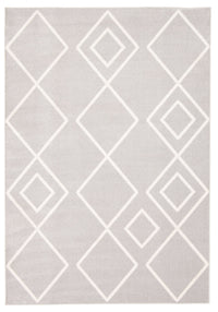 Kenza Grey Machine Washable Area Rug - 5'0
