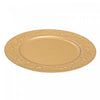 Charger Plate Holly berries Gold 13\" - Set of 6 Dinnerware