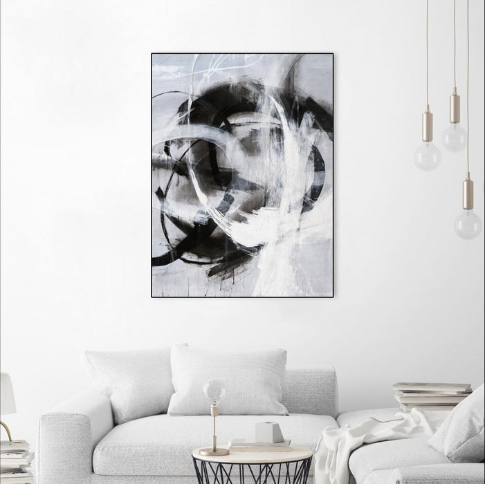 \"No Turning Radius\" Canvas Framed Black 30x40 Wall Art