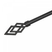 16/19mm Metal Drape Pole Set Norman - Black