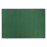 Vinyl Placemat Winter Forest Green - Set of 12