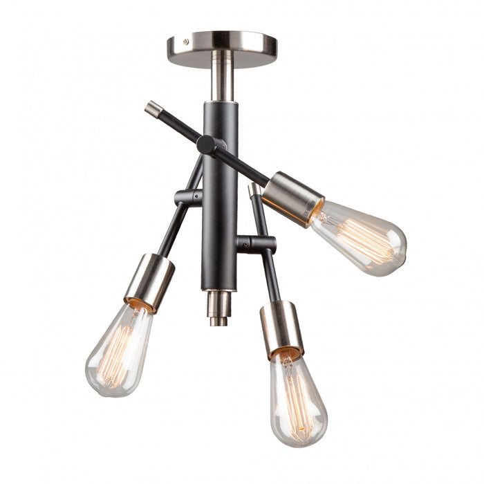 Truro 3-Light Semi-Flush Mount