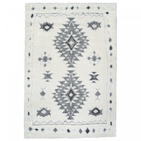 Lola Diamond Grey 3x5 Area Rug 