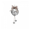 Metal Round Scenic Ornament Silver - Set of 6 Christmas Ornaments