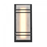 Sausalito 15 W LED Black Outdoor Wall Light II 