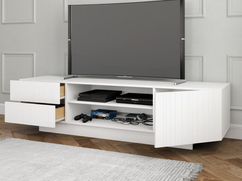 Nordika 72\" TV Stand - White
