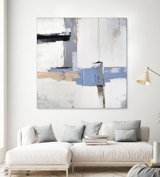 \"Broken Edges I\" Giant Art 72x72 Wall Art