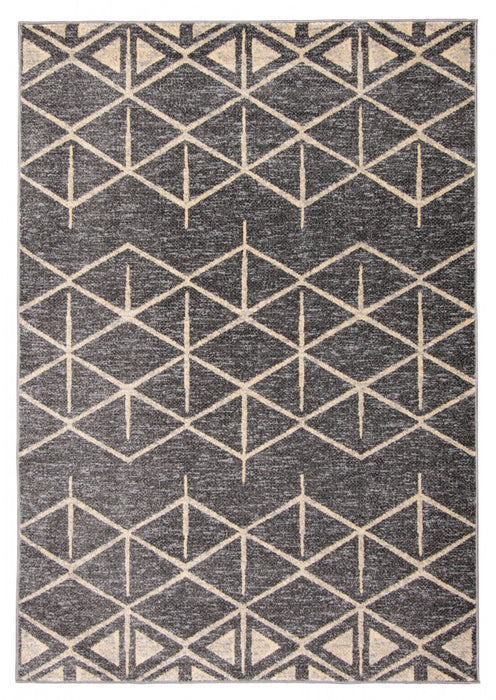 Davina Grey Area Rug - 6'7\" X 9'10\" 