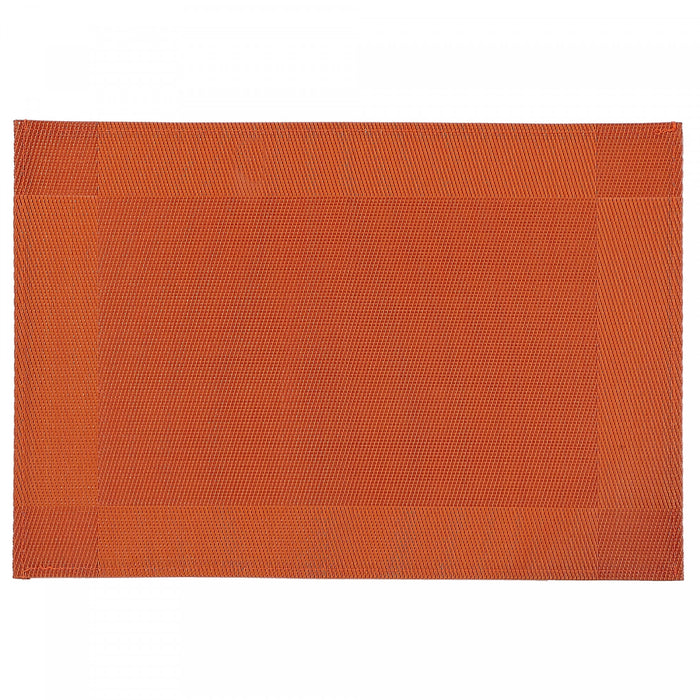 Vinyl Placemat Classic Orange - Set of 12