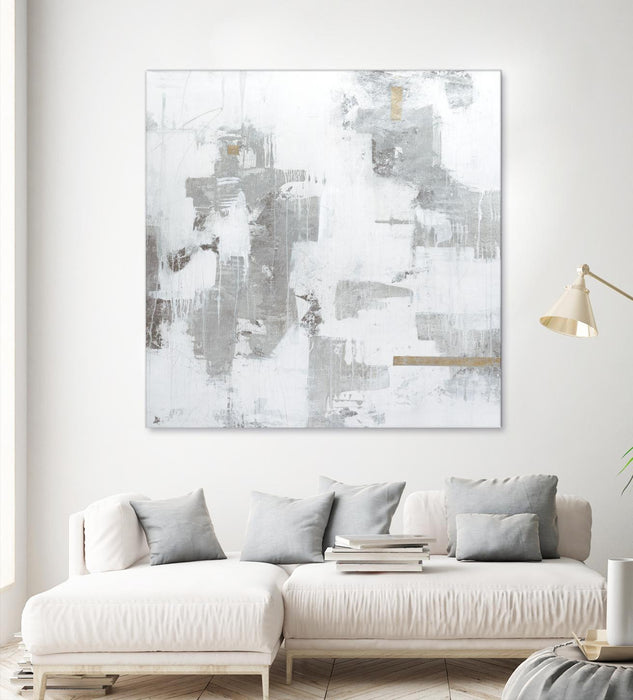 \"Haloed In Metallic Ii\" Giant Art 72x72 Wall Art