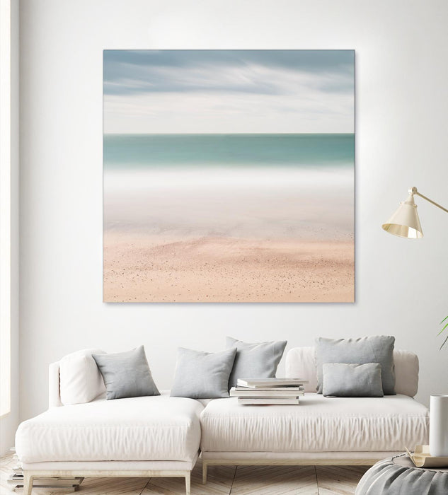 \"Beach, Sea, Sky\" Giant Art 72x72 Wall Art