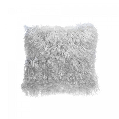 Furry Cushion Ivory Cushions|Coussin à fourrure ivoire