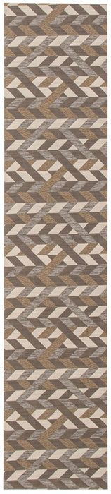 Bellezza Dark Brown 2'2\" x 8'0\" Area Rug