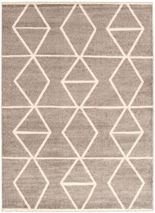 Anandi Grey-Ivory Area Rug - 3'11\" x 5'7\"