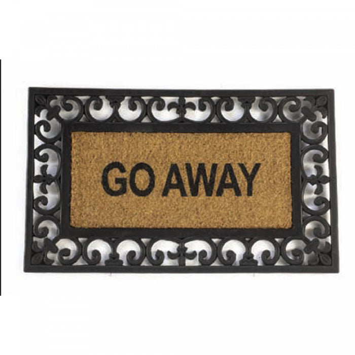 Go Away Rubber Moulded Mat Floormat