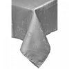 Lurex Tablecloth 60\" Silver Reindeer