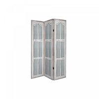 Double Sided Canvas Screen Arched Windowpane