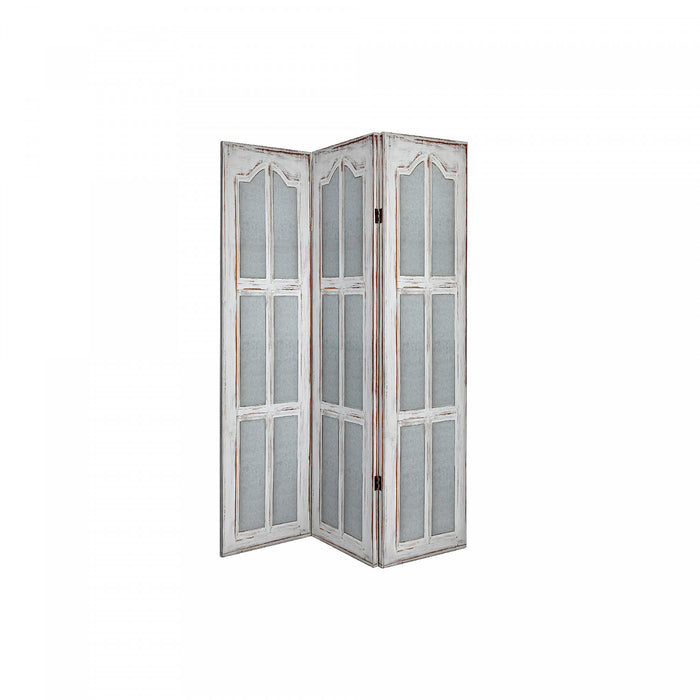 Double Sided Canvas Screen Arched Windowpane