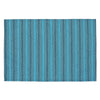 Stripe Outdoor Placemat Blue - Set of 12