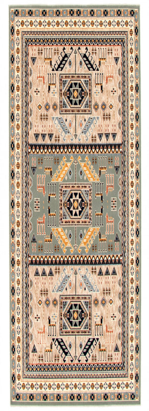 Quincy Teal Area Rug - 2'8