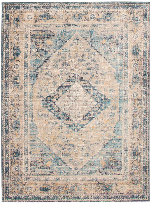 Bolivar Bijar Blue Area Rug - 5'0\" x 8'0\"