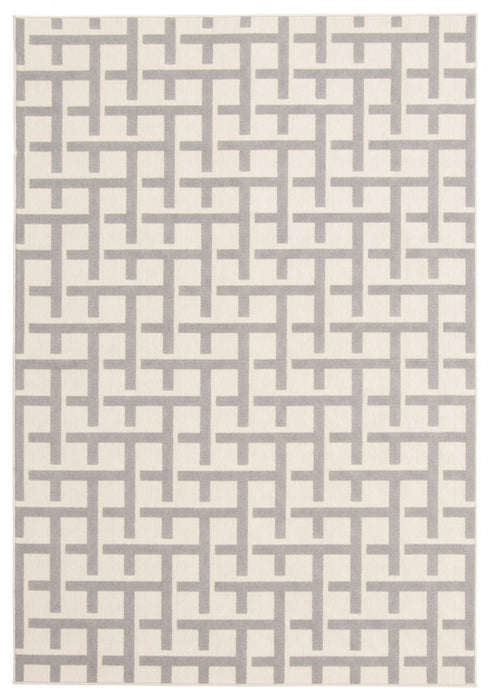 Brangane Light Grey 6'7\" x 9'6\" Area Rug