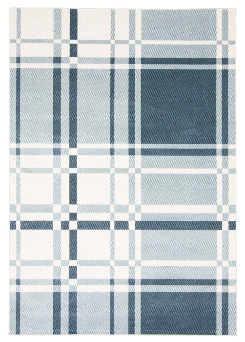 Roma Blue Machine Washable Area Rug - 6'0\" x 9'0\"