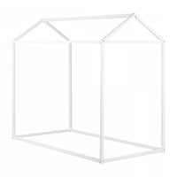 Sweedi Twin House Bed - Pure White 