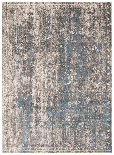 Dayna Blue, Grey Rug 8'0" X 10'0" Area Rug