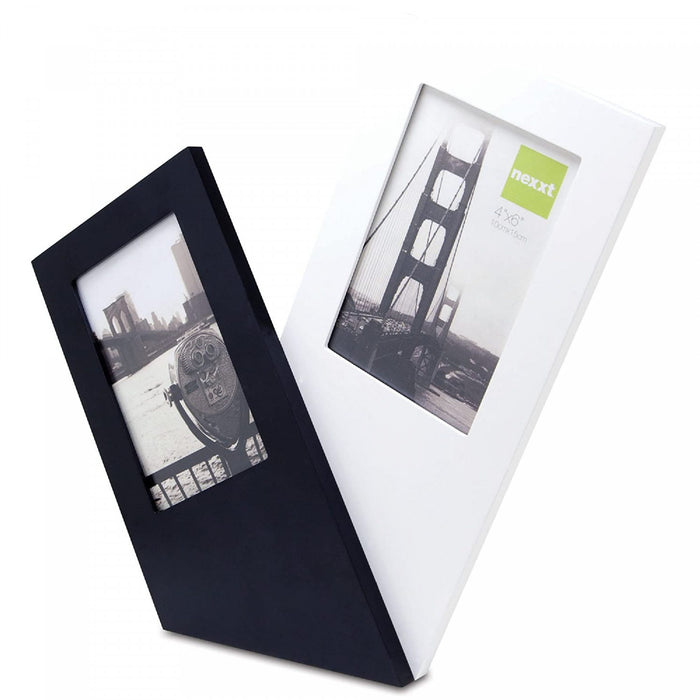Fold Black and White 2 Opening Frame 4 x 6 Frames
