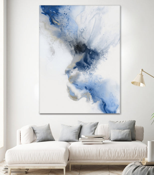 \"Watercolour Blue I\" Giant Art 72x54 Wall Art