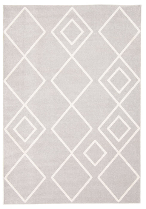 Kenza Grey Machine Washable Area Rug - 3'0\" x 5'0\"