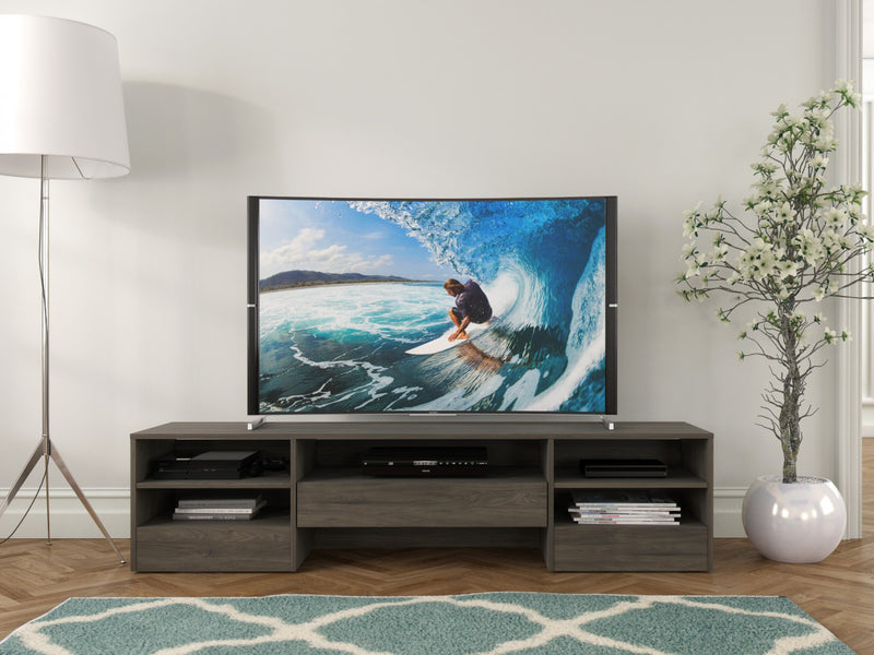 Nordika 72\" TV Stand - Dark Grey