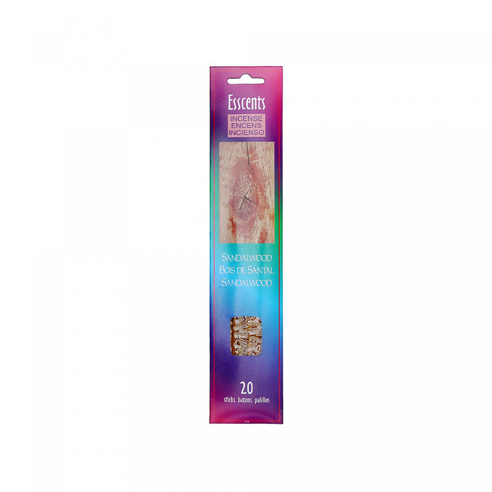 Esscents Stick Sandalwood - Set of 8 Incense Sticks