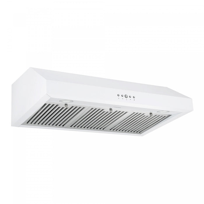 Ancona 36\" Ducted Under Cabinet Range Hood - AN-18043WH