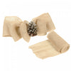Burlap Ribbon Natural 6\" x 5 Yd - Set of 2 Crafts