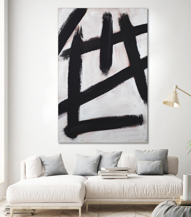\"Ink Strokes\" Giant Art 72x48 Wall Art