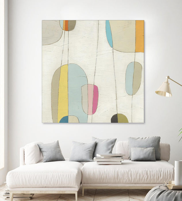\"Molecular Motion Iv\" Giant Art 54x54 Wall Art