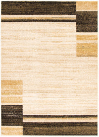Aya Ivory-Brown Area Rug - 5'3